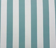 OUTDURA 7055 KINZIE AQUA CANVAS STRIPE OUTDOOR FURNITURE FABRIC BY YARD 54"W