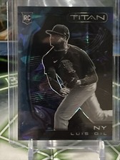 2022 Panini Chronicles Titan Blue Ice #7 Luis Gil /25