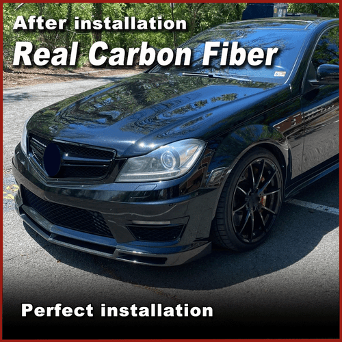 Alerón delantero de carbono para Mercedes W204 C63 AMG 2012-2014 - Imagen 3 de 10