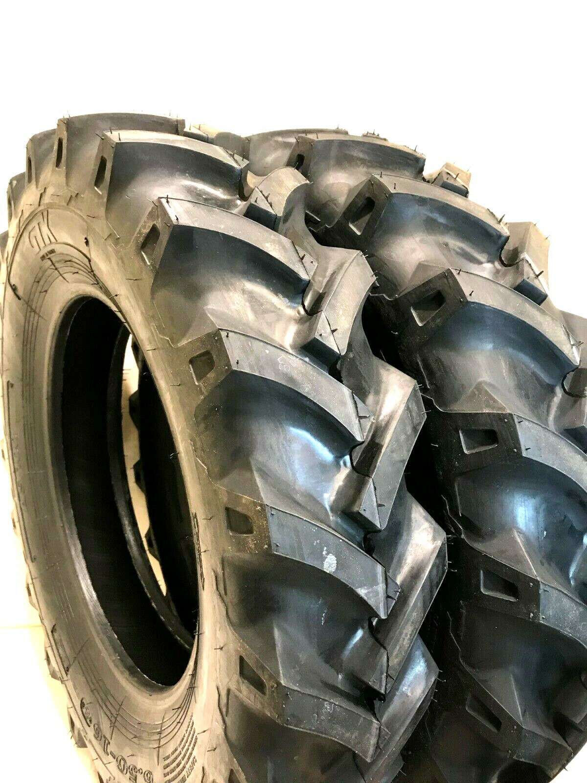Two 6.5016, 6.50x16 Tires & Tubes Heavy Duty 6 PLY R1 Farm Tractor