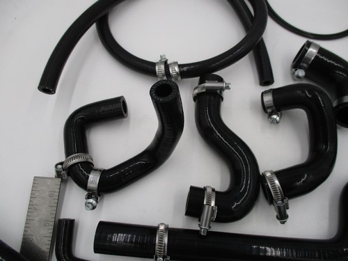 PORSCHE 944 TURBO 86 TO 87 SILICONE VACUUM HOSE KIT  W/CLAMPS AND HARDWARE  NEW - Bild 3 von 10