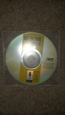 3DO Video Game, Out of This World, Disk w/Case Disk Excellent