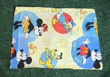 Vintage Minnie & Mickey Mouse and friends pillowcase stndrd *Read Descript*  2MM
