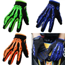 Motorcycle Gloves BMX MX ATV Dirt Bike Bicycle Skeleton Halloween Cycling Gloves