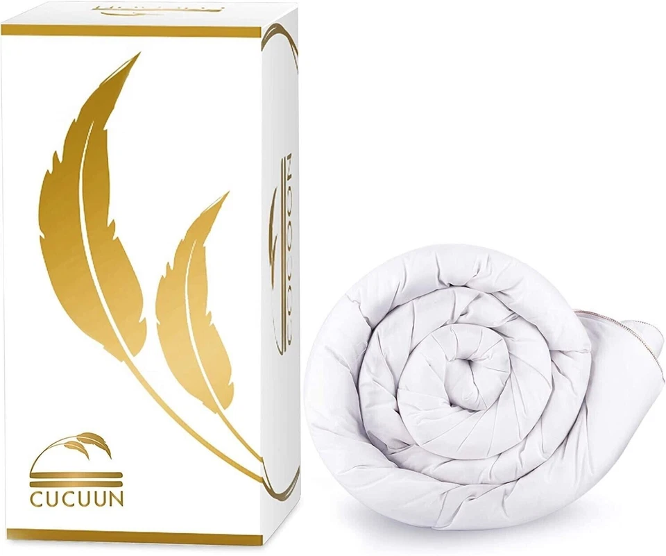Edredón de plumón de lujo CUCUUN tamaño king 106" x 90" Foto 2 de 3