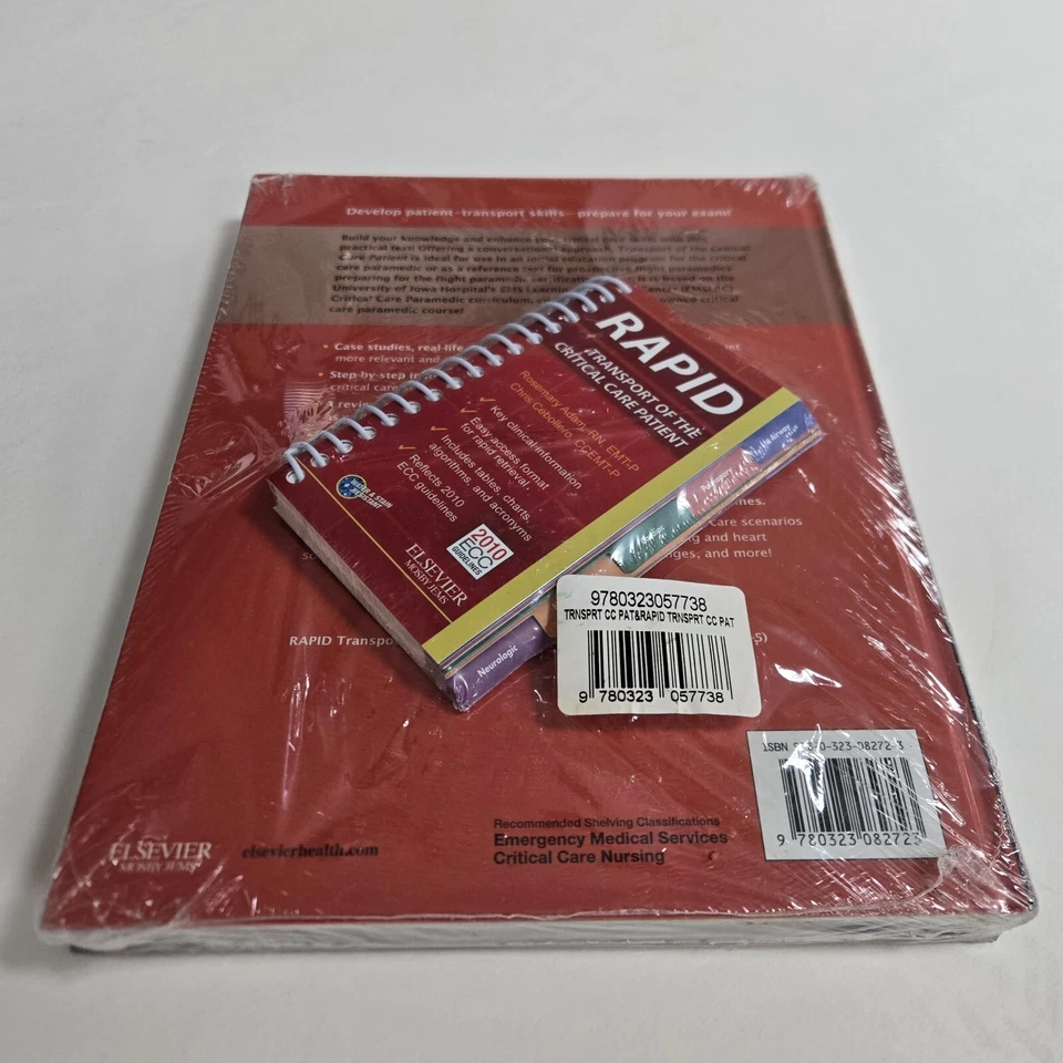 Transport Of The Critical Care Patient + RAPID Transport~ Rosemary Adam ~SEALED! - Imagem 2 de 4