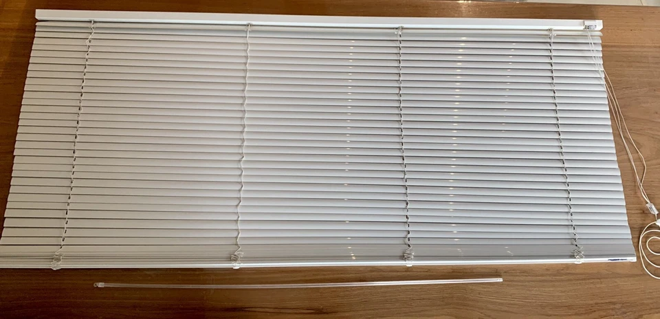 LUXAFLEX PRO Store Vénitien Alu Blanc Largeur 160cm Hauteur 120cm - Photo 1/3
