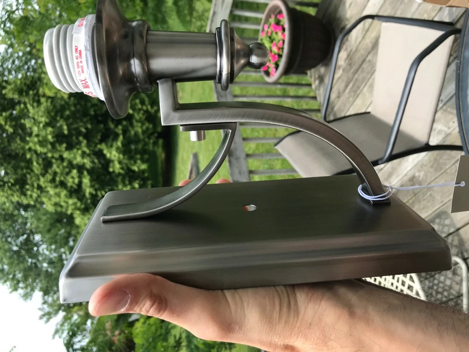 Juego de apliques de montaje en pared interiores Truman de níquel antiguo Hinkley Lighting 4020AN Foto 3 de 4