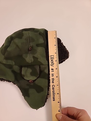GAPKIDS Lined Camo Trapper Warm Ears/Ear Flaps Hat/Cap; Size S/M - Picture 16 of 17