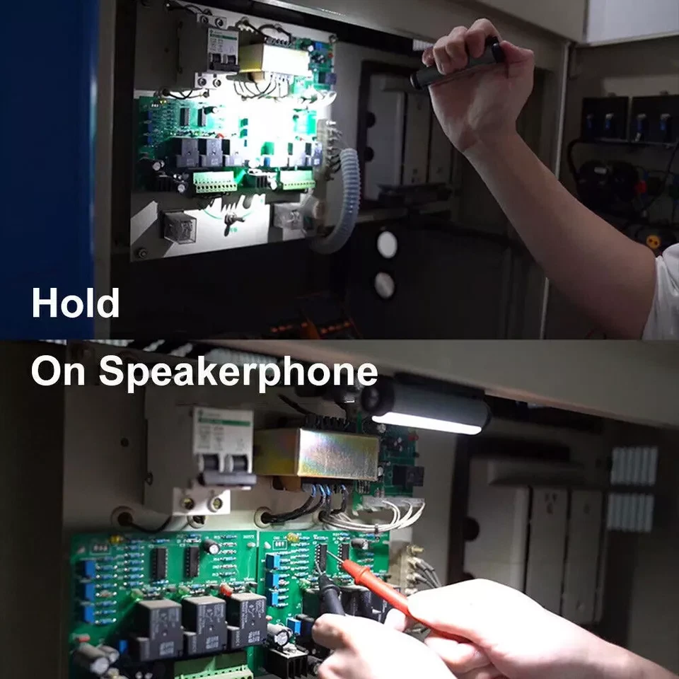 300Lumens Magnetic Penlight Mini LED Flashlight Torch Work Light Lamp Waterproof - Image 2 of 4