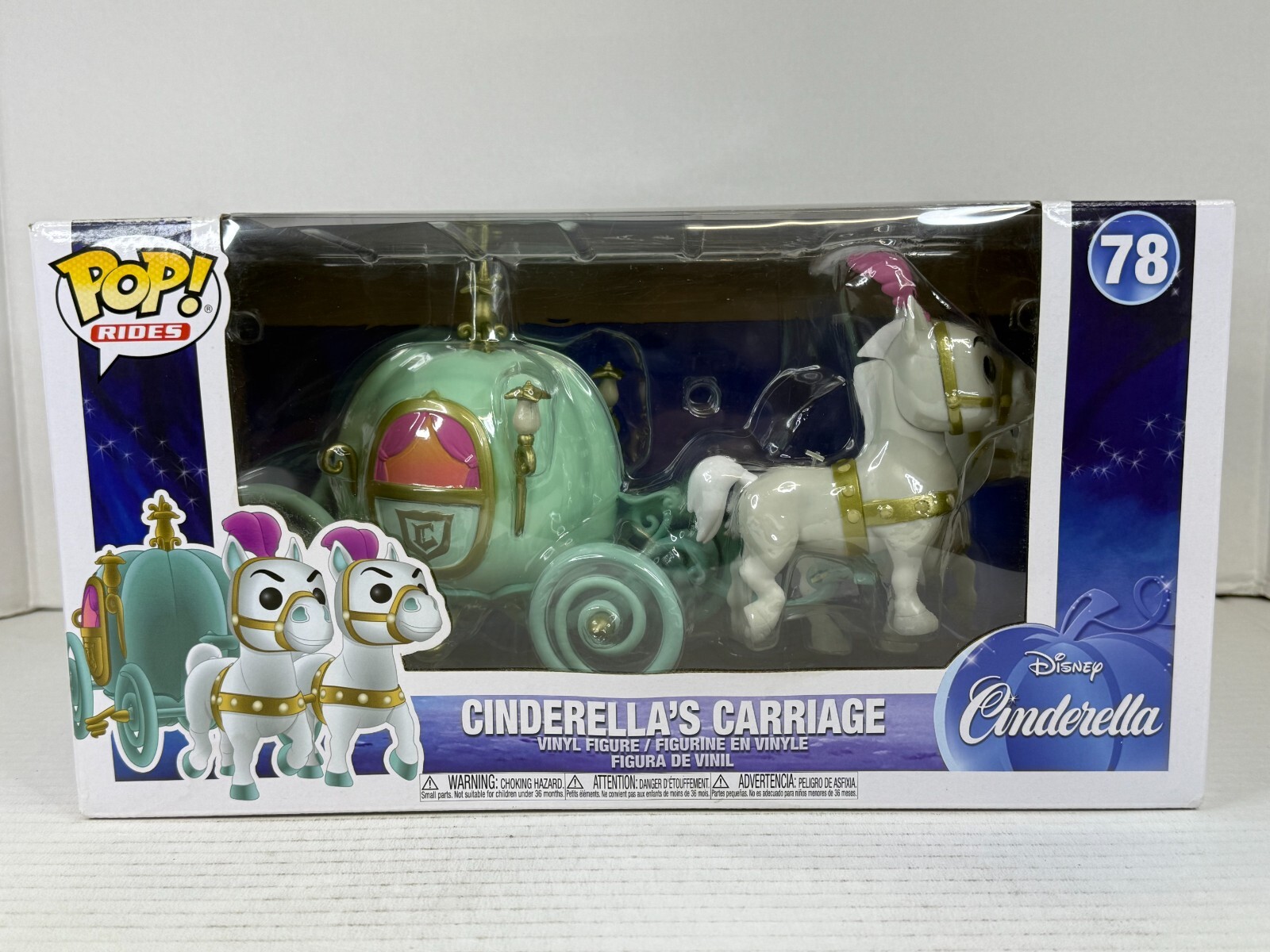 Funko Pop Vinilo - Paseos - Disney - Cinderella'S Carriage - #78
