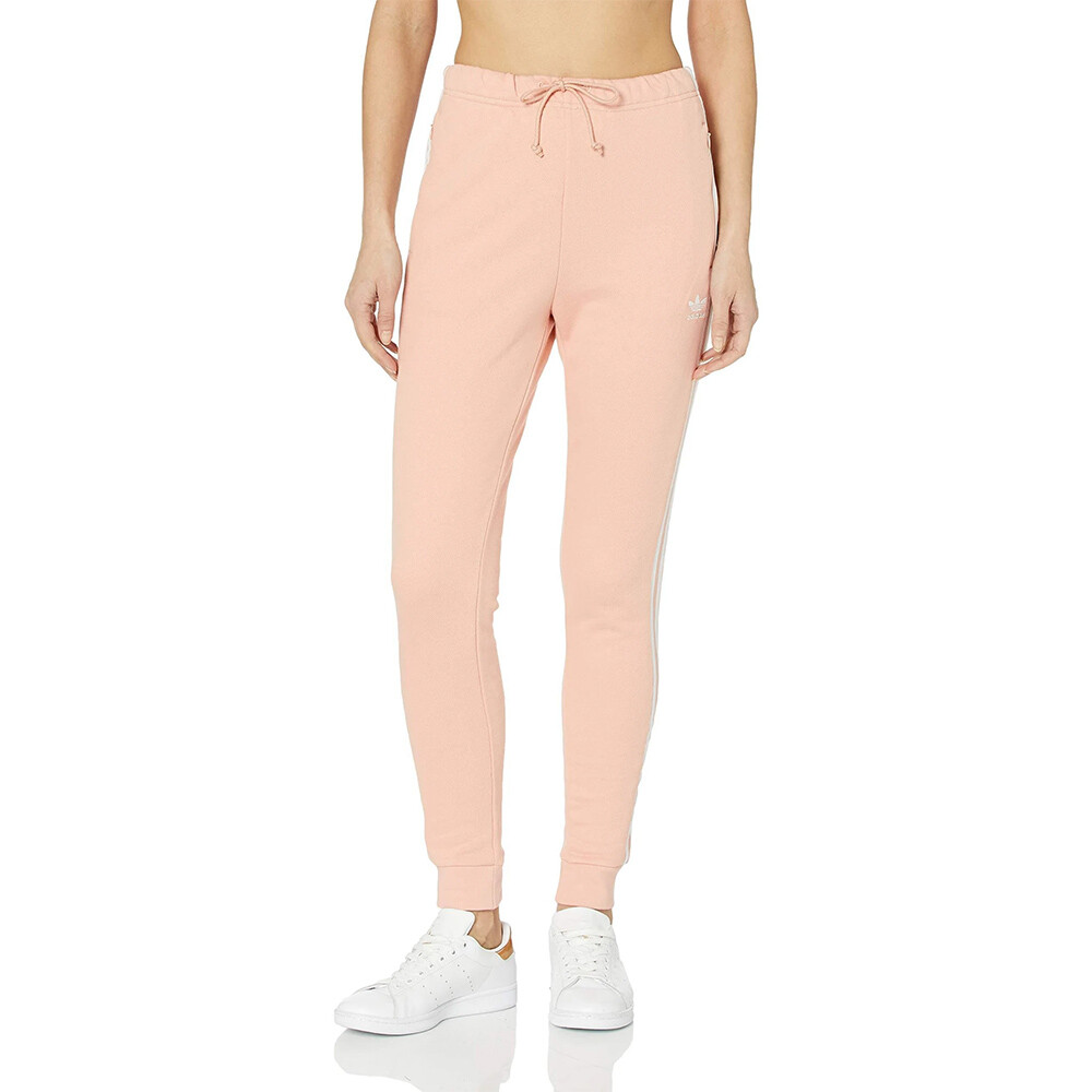 dust pink adidas track pants