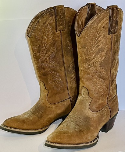 Justin Silver Sorrel Boots Apache BROWN 