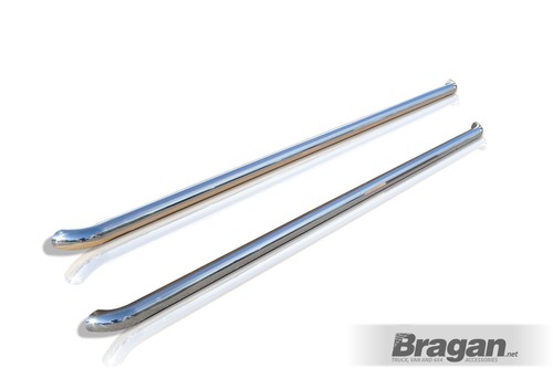 Side bars Curved For Ford Custom SWB 2018-2023 Van Stainless Steel Accessories - Picture 9 of 9