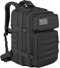 45L Military Tactical Backpack Large Army 3 Day Assault Pack Molle Bag Rucksack