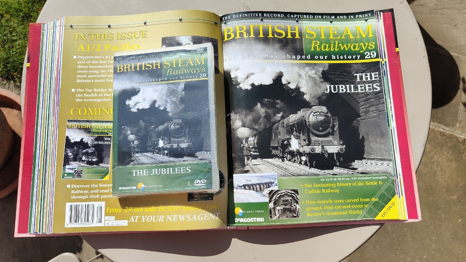 DeAgostini British Steam Railways Magazine & DVD #29 The Jubilees