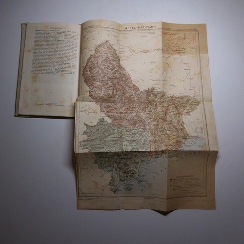 N23.515 Geografía Alpes-Maritimes 1879 Ilustrado Adolphe Joanne Hachette París - Imagen 12 de 17