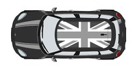 Hasegawa 20704 Mini Cooper S Countryman ALL4 Black Jack Bausatz In 1:24 Neu +Ovp