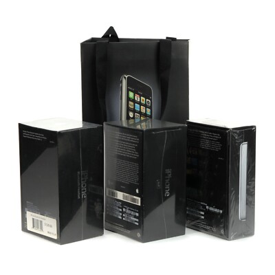 Apple iPhone 2G 8GB - w/ Headset & iPod New Sealed in Box 2007 | eBay