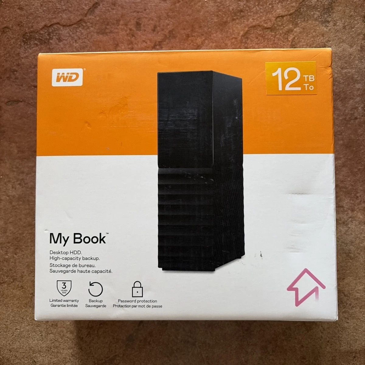 Western Digital External Hard Disk Drives 12 TB Storage Capacity