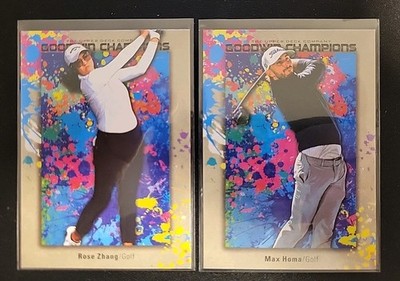 2024 Upper Deck Goodwin Champions Max Homa & Rose Zhang Splash Of Color