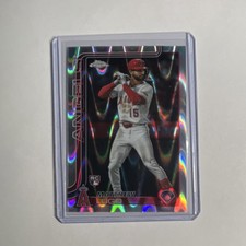 Topps 2023 Chrome Update Wave Rookie Matthew Lugo #USC166 Angels Baseball Card. rookie card picture