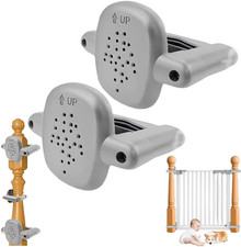 2Pcs Baby Gate Banister Adapter,Stairway Baby Gate Mounting Kit, Fits 1.97''- 3.