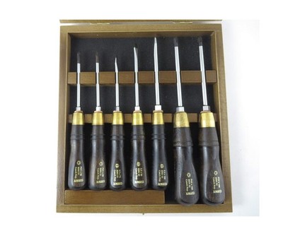 Narex 858110 7 Piece Screwdriver Set with PHs #1 and #2, Straight Slot #1, 2 ...