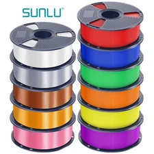 SUNLU 1.75mm PLA Glow META PLA+ SILK ABS PETG TPU Filament 1KG/0.9KG/0.5KG