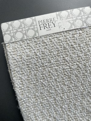 Pierre Frey Fabric Sample CROZON F3404 Cream Textured COLLECTION NATECRU