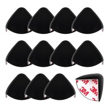 Baby Proofing Corner Protector Baby 12 Pack Black   Food Grade Silicone Table...
