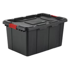 Sterilite 14669004 Stackable Storage Tote W/ Lid, 27 Gal, 30-1/2 In L X 20-5/8