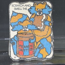 VINTAGE 80  S MELLO SMELLO PEANUT BUTTER SNIFF STICKER TRIMMED