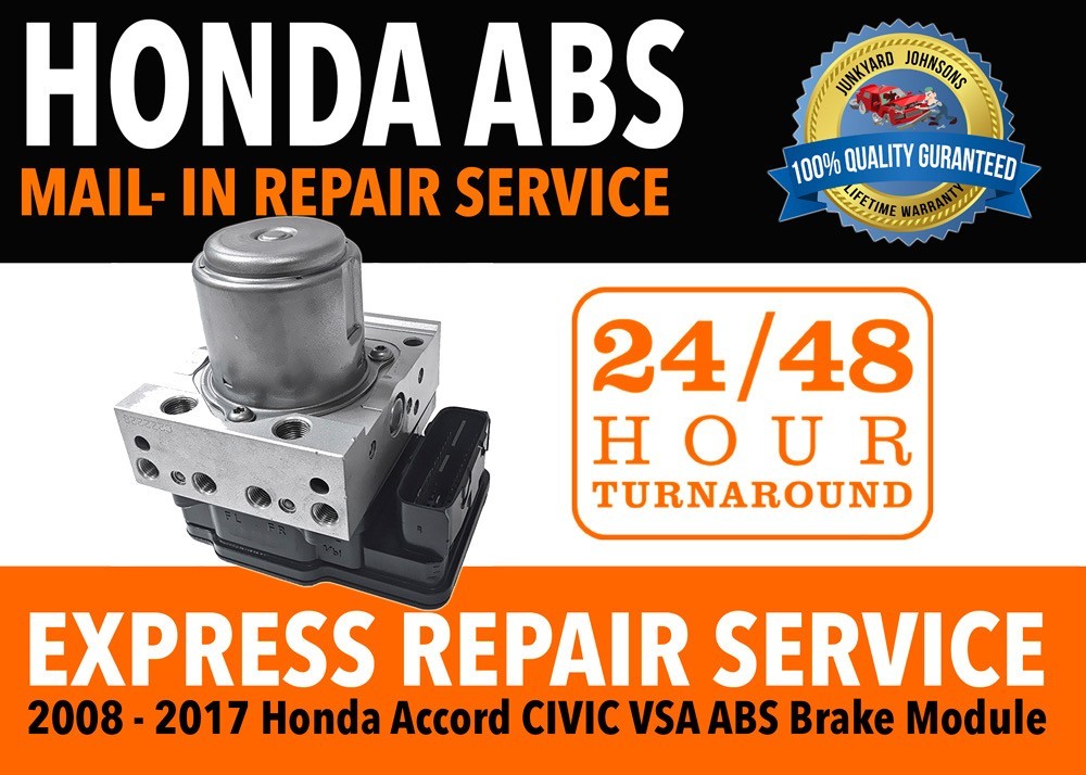 🛠️2008-2017 Honda Accord CIVIC CRV VSA ABS Brake Control Module REPAIR SERVICE