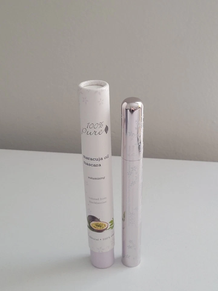 Rímel 100% PURO Aceite de Maracuyá MORA Voluminizador Vegano Natural 0.35oz SELLADO Foto 3 de 4