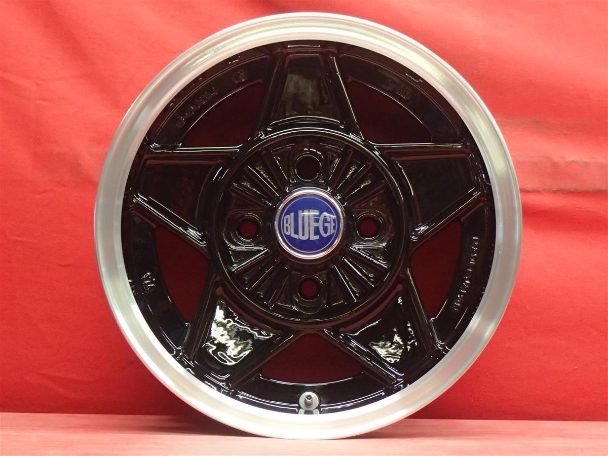 JDM ENKEI Enkei BLUEGE 6J-14 114.3 4-lug +15 hub 70 old car FR