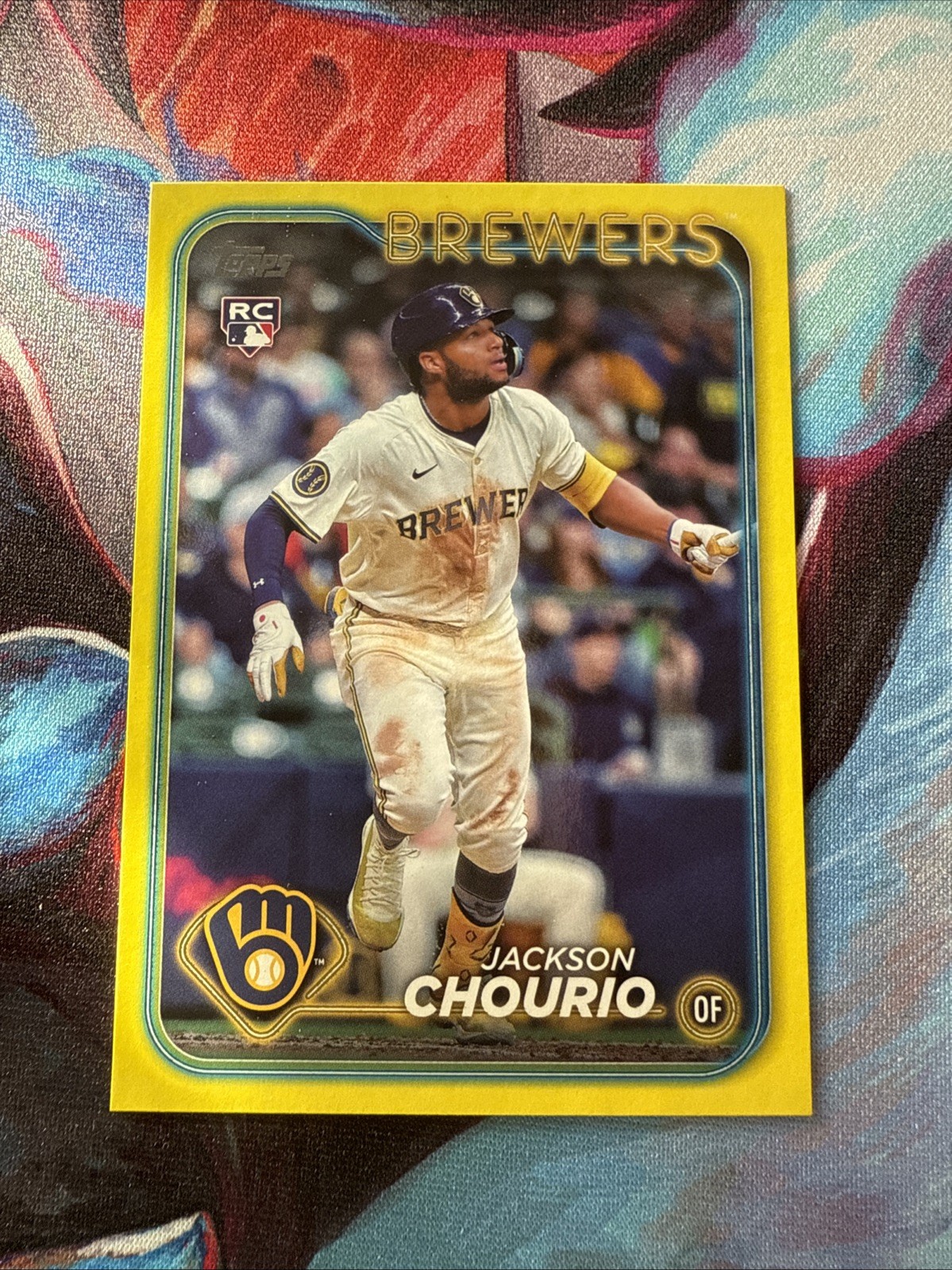 2024 Topps Update Series - Jackson Chourio #US240 Yellow (RC)