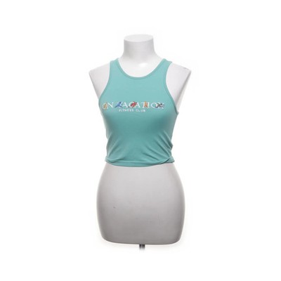 On Vacation, Tank­top, Größe: S, Grün, Elasthan/Bio-Baumwolle, Print, Damen #QiC