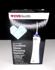 CVS Health Rechargeable Cordless Powerful Water Flossing System for Home/Travel