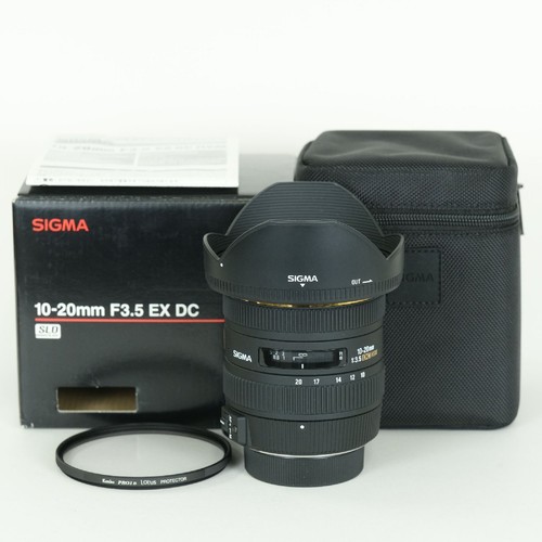 Good Condition with Filter SIGMA 10 20mm F3.5 EX DC HSM for Nikon F Nikon F Moun