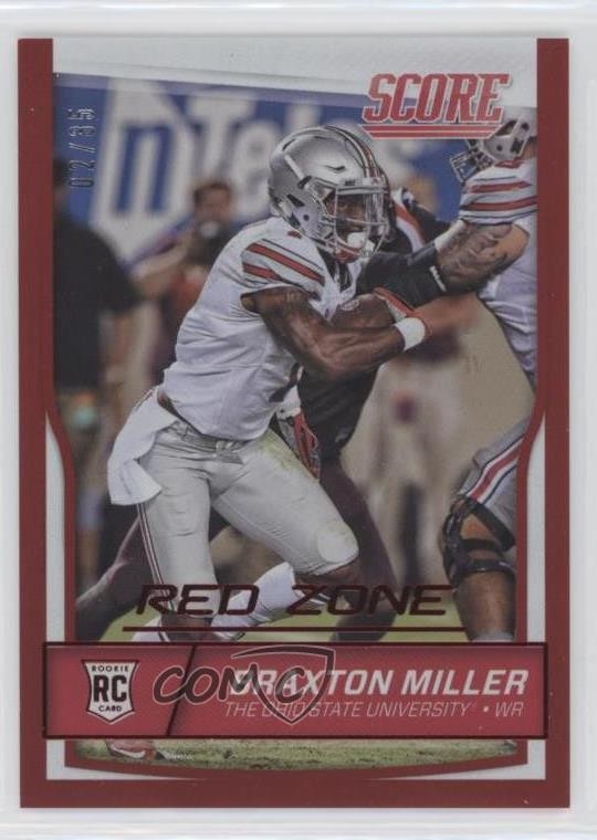 2016 Score Rookies Red Zone 2/20 Braxton Miller #371 Rookie RC 0b67