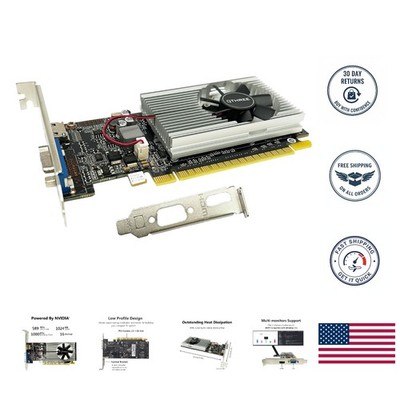 Compact GeForce GT 210 Video Card - 1024MB, HDMI, Ideal for Basic Editing