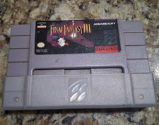 Square Soft Final Fantasy III for Nintendo SNES Cartridge NTSC-U/C Final Fantasy