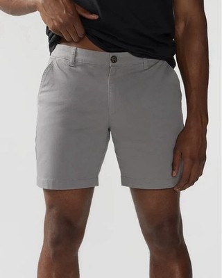 Chubbies The Silver Lining Chino Shorts 7  Size 30 NWT! Flat Front Stretch Fabri