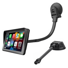 Suction Cup Mount for Carplay Screen with 11.8 Long Arm, 360 Adjust