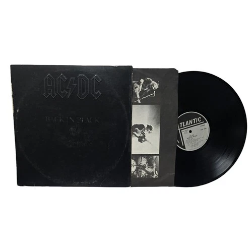 AC/DC - Back In Black - 1980 US 1st Press Masterdisk RL  Atlantic SD 16018