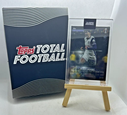 2024-25 Topps Total Football /99 Mikey Moore #1296 Rookie RC, TOTTENHAM FC