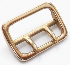 Solid Brass Double Prong Military Style Sam Brown Belt Buckle  50mm or 38mm