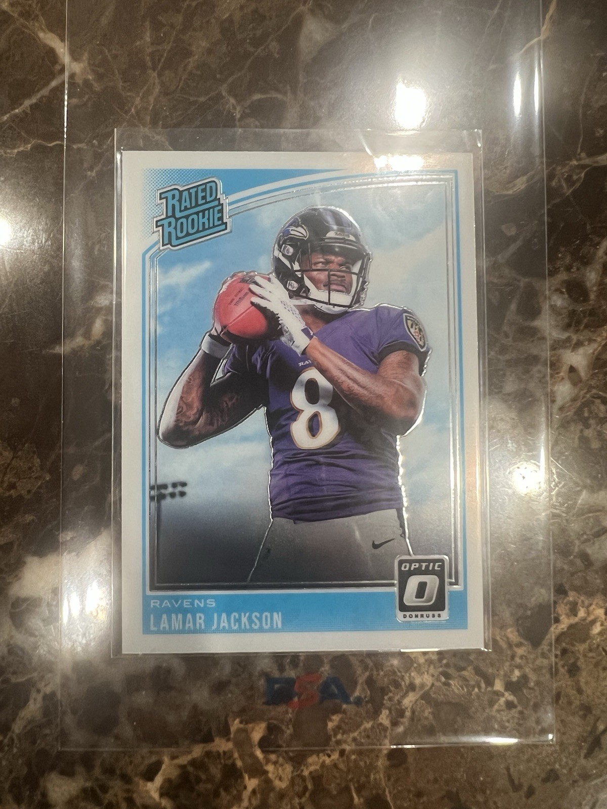 2018 Donruss Optic - Rated Rookie Lamar Jackson #167 (RC)