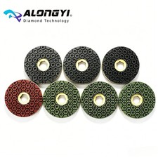 7PCS/lot 6" Snail Lock Edge Polishing Pad 150mm Diamond Edge Grinding Wheel